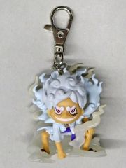 希少 エラー商品 ワンピース ルフィ ニカ フィギュアキーホルダー vol