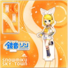 [중고]아크릴스탠드· 아크릴 패널 카가미네 인 (iXima ver.) SD 아크릴 캐릭터스탠드[SNOW MIKU] 스노우 미쿠 스카이타운 한정