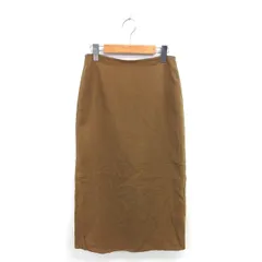 シビラ SYBILLA タイト スカート ロング タック 薄手 バックジップ 63-90 カーキ /TTのサムネイル