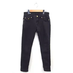 エニィファム anyFam デニム スキニー ジーンズ パンツ ウォッシュ加工 ジップフライ 3 チャコールグレー /TTのサムネイル