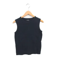 マーガレットハウエル MARGARET HOWELL タンクトップ Tシャツ 無地 シンプル 綿 コットン 2 ネイビー 紺 /TTのサムネイル