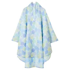☆ グラデーションフルーツブルー ☆ ワールドパーティー W.P.C R1093 ポンチョ レインポンチョ レディース おしゃれ 自転車 通勤 通学 レインコート ポンチョ ブランド ママ 花柄 フリーサイズ 合羽 カッパ はっ水 撥水 入学祝いのサムネイル