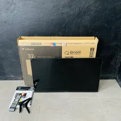 山善 キュリオム 32インチ ハイビジョンテレビ 【中古】動作保証 YAMAZEN Qriom QRTN-32W2K 2026年製 057047/23943のサムネイル