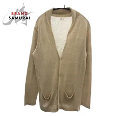 three dots スリードッツ アイボリー 麻 カーディガン レディース 505289【中古】のサムネイル