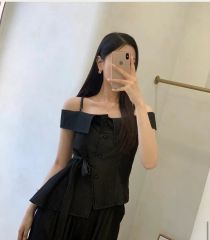Gigi pleats set up black アンドマリー セットアップ - メルカリ