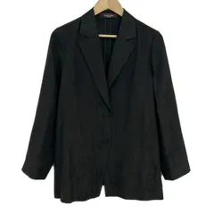 LEONARD(レオナール) ジャケット サイズ42 L レディース美品  - 黒 長袖/秋/春/花柄のサムネイル