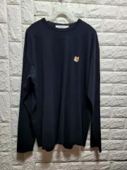 Maison Kitsuné メゾンキツネ コットン綿 ロングスリーブTシャツ ブラックMのサムネイル