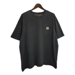 Carhartt カーハート ワンポイントロゴ ポケットＴシャツ ブラック(メンズ XL)中古 古着 T9209のサムネイル