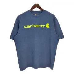 Carhartt カーハート ロゴ 半袖Ｔシャツ ネイビー(メンズ XL)中古 古着 T9232のサムネイル