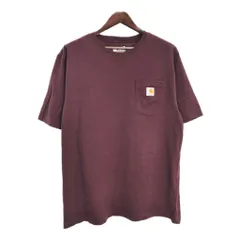 Carhartt カーハート ポケットＴシャツ ワインレッド(メンズ L)中古 古着 U0270のサムネイル