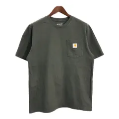 Carhartt カーハート ポケットＴシャツ グレー (メンズ M) 中古 古着 T4747のサムネイル