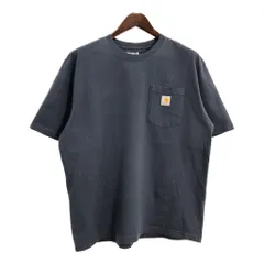 Carhartt カーハート ポケットＴシャツ グレー (メンズ L) 中古 古着 T4749のサムネイル