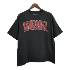 Champion チャンピオン NEBRASKA ネブラスカ 半袖Ｔシャツ カレッジ ブラック(メンズ XL)中古 古着 U0410のサムネイル