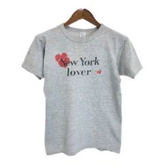 80年代 USA製 Champion チャンピオン New York Lover 8812 半袖Ｔシャツ グレー(メンズ MEDIUM)中古 古着 U0041のサムネイル