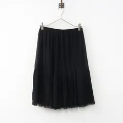 Archive センソユニコ ネロ Sensounico NERO チュールレース ヨークギャザースカート 40 ブラック┃黒 ボトムス【2400015003269】のサムネイル