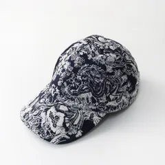 未使用 クリスチャンディオール Christian Dior D-PLAYER トワル ド ジュイ ソヴァージュ 刺繍 キャップ 58 ネイビー//【2400014947472】のサムネイル
