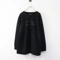 2024 センソユニコ ルクルカ Sensounico Lucruca 胸元刺繍 裏毛 ビッグスウェットプルオーバー 38 ブラック┃黒 トップス【2400015013985】のサムネイル