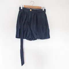 良品 BLUE LABEL CRESTBRIDGE ブルーレーベルクレストブリッジ コットンリネン シャンブレー ショートパンツ 36 インディゴ レディース 古着 中古 USEDのサムネイル