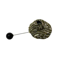 美品 Rene ルネ フラワーモチーフ ピンブローチ コサージュ アクセサリー ブラック系 レディース 古着 中古 USEDのサムネイル