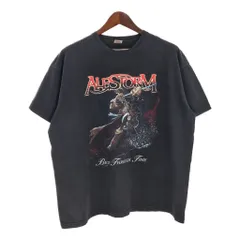ALESTORM エイルストーム 半袖Ｔシャツ 大きいサイズ バンド ブラック(メンズ XXL)中古 古着 T7417のサムネイル