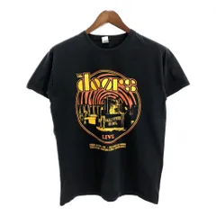 FRUIT OF THE LOOM THE doors ドアーズ Ｔシャツ バンド ブラック(メンズ M)中古 古着 U0793のサムネイル