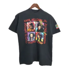 90年代 Country Comfort TOUR 半袖Ｔシャツ バンド ブラック (メンズ L相当) 中古 古着 T3596のサムネイル