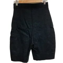美品 22SS DEUXIEME CLASSE ドゥーズィエムクラス コットン リネン ニット ショートパンツ ブラック レディース 古着 中古 USEDのサムネイル