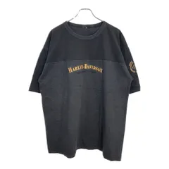 HARLEY DAVIDSON ハーレーダビッドソン 刺繍 Ｔシャツ モーターサイクル グレー(メンズ XL相当)中古 古着 U1769のサムネイル