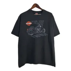 HARLEY DAVIDSON ハーレーダビッドソン モーターサイクル Ｔシャツ ブラック(メンズ 2X-LARGE)中古 古着 U1858のサムネイル