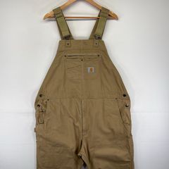 Carhartt オーバーオール ベージュ 50インチ - メルカリ