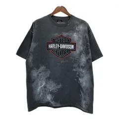 HARLEY DAVIDSON ハーレーダビッドソン ロゴ 半袖Ｔシャツ 大きいサイズ モーターサイクル グレー(メンズ 2X-LARGE)中古 古着 U2162のサムネイル
