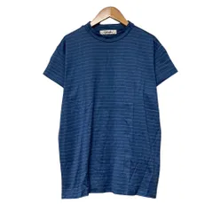 美品 Chloe クロエ ヴィンテージ ボーダー ショートスリーブ カットソー サイズ40 ブルー レディース 古着 中古 USEDのサムネイル