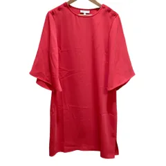 美品 agnes b. アニエスベー 五分袖 フレアスリーブ ミニドレス ワンピース サイズ38 ピンク レディース 古着 中古 USEDのサムネイル
