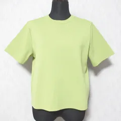 美品 STUNNING LURE スタニングルアー アモッサ ショートスリーブ Tシャツ ニット 21S111-011 サイズM ライトグリーン レディース 古着 中古 USEDのサムネイル