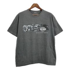 00年代 HARLEY DAVIDSON ハーレーダビッドソン 半袖Ｔシャツ モーターサイクル グレー(メンズ L相当)中古 古着 T9854
