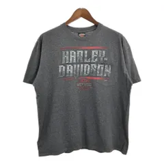 HARLEY DAVIDSON ハーレーダビッドソン 半袖Ｔシャツ モーターサイクル グレー(メンズ XL)中古 古着 U0005のサムネイル