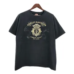 HARLEY DAVIDSON ハーレーダビッドソン 半袖Ｔシャツ モーターサイクル ブラック(メンズ XL)中古 古着 U0518のサムネイル