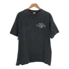HARLEY DAVIDSON ハーレーダビッドソン 半袖Ｔシャツ モーターサイクル ブラック(メンズ 2XL)中古 古着 U0682のサムネイル