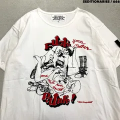 SEDITIONARIES / 666 S/S T-SHIRT "Fuck Your Mother" ショートスリーブTシャツ 半袖カットソー エロT セクシープリント パンク ロック XLサイズ ホワイト 白 セディショナリーズ トリプルシックスのサムネイル