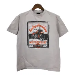 HARLEY DAVIDSON ハーレーダビッドソン 半袖Ｔシャツ モーターサイクル グレー(メンズ L)中古 古着 T5930のサムネイル