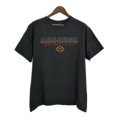 HARLEY DAVIDSON ハーレーダビッドソン 半袖Ｔシャツ モーターサイクル ブラック(メンズ L相当)中古 古着 T8347のサムネイル