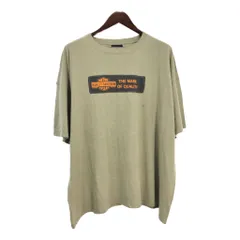 HARLEY DAVIDSON ハーレーダビッドソン 半袖Ｔシャツ 大きいサイズ カーキ(メンズ 3XL)中古 古着 T9600のサムネイル