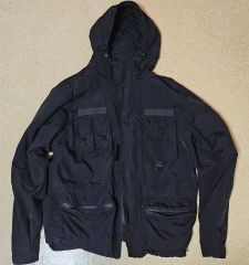 激レア00s diesel y2k テックジャケット 忍者フーディー 斜めジップ