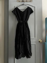 お客様専用品 ディデュエの黒リネンワンピースとリネン白ブラウス