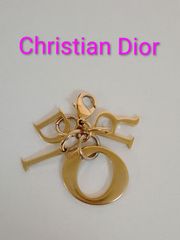 ML16 クリスチャンディオール 極美品 DIORロゴチャーム ゴールド金具