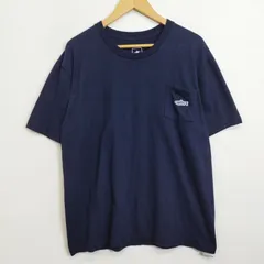 Foxfire フォックスファイヤー  FF fishポケT 半袖 Tシャツ フィッシング クルーネック コットン ネイビー XL F476のサムネイル