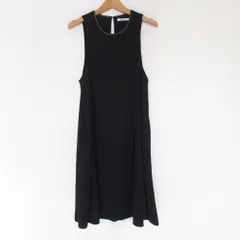 美品 T by ALEXANDER WANG T by アレキサンダーワン ノースリーブワンピース 2 ブラック レディース 古着 中古 USEDのサムネイル