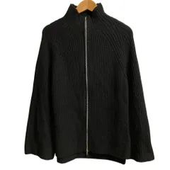 美品 24AW COLLAGE GALLARDAGALANTE コラージュ ガリャルダガランテ フロントZIPハイネックニット ジャケット サイズF ブラック レディース 古着 中古 USEDのサムネイル