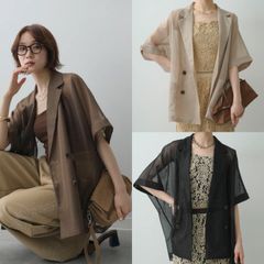 SET]ESICA エシカ同型 デニムダブルジップパーカーブルゾン+デニム