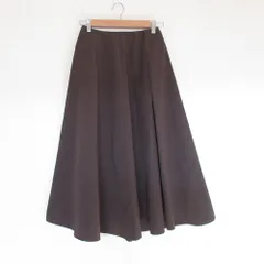 美品 BLENHEIM ブレンヘイム フレア ロングスカート XS ブラウン レディース 古着 中古 USEDのサムネイル